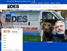 Tablet Screenshot of dunnelectricalservice.com
